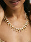 22K Gold-Plated Pearl Drops Necklace cum Matha Patti