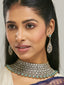 22k Gold-Plated Zircon Choker Set