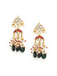 22K Gold Plated Nazneen Kundan Necklace Set