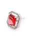 Celeste Ruby Stud Earrings