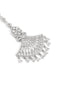 American Diamond Ethereal Silver Maang Tikka