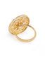 American Diamond Prism Bloom Adjustable Ring