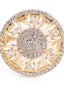 American Diamond Prism Bloom Adjustable Ring