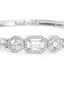 American Diamond Crown Spark Silver Bracelet