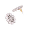Silver Blossom Diamond Studs
