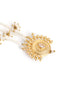 Noor Bella Layered Earrings with Ear Chain