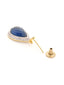 22K Gold Plated Azure Muse Contemporary Drop Earrings