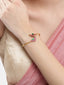 22K Gold Plated Rang Mayura Openable Bracelet