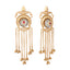 Aurum Glow Bead Drop Earrings