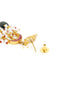 22K Gold Plated Nazneen Kundan Necklace Set