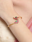 22K Gold Plated Rang Mayura Openable Bracelet