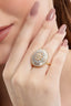 American Diamond Zyra Adjustable Ring