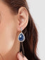22K Gold Plated Azure Muse Contemporary Drop Earrings