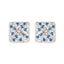 Zircon Floral Grace Blue Necklace Set