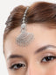 American Diamond Ethereal Silver Maang Tikka