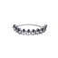 Rhodium Plated Purple Hues Necklace Set