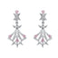 Rhodium Plated Soft Bloom Necklace Set