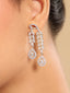 American Diamond Drop Radiance Necklace Set