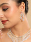 American Diamond Drop Radiance Necklace Set