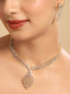 American Diamond Leaflet Spark Necklace Set