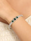 American Diamond Ziva Emerald Openable Bracelet