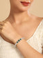 American Diamond Ziva Emerald Openable Bracelet