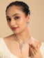 American Diamond Stellar Grace Necklace Set