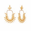 22k Gold Plated Royal Pearl Accent Kundan Earrings