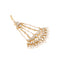 22K Gold-Plated Kundan & Pearl Studded Jhumar Paasa Head Jewellery