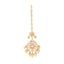 22K Gold-Plated Kundan Studded Maang Tikka Head Jewellery