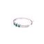 American Diamond Ziva Emerald Openable Bracelet