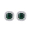 Emerald Elegance Pearl Choker Necklace Set