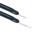 22K Gold-Plated Blue Beads & Zircon Studded Pearl Adorned Choker Necklace Set