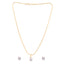 American Diamond Drop Pendant Set