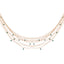 22K Gold-Plated Multiple Pearl Strings Layered Necklace
