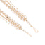 22K Gold-Plated Multiple Pearl Strings Layered Necklace