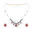 Ruby Floret Necklace Set