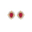 Ruby Floret Necklace Set