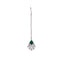 Rhodium Plated Elysian Emerald Necklace Set