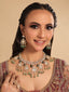 22K Gold Plated Serene Bridal Necklace Set