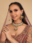 22K Gold Plated Pearly Hues Bridal Necklace Set