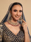 22K Gold Plated Viora Kundan Bridal Necklace Set