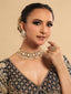 22K Gold Plated Pearl Bloom Bridal Necklace Set
