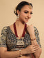 22K Gold Plated Ruby Mirage Bridal Necklace Set