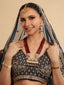22K Gold Plated Ruby Mirage Bridal Necklace Set