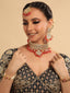 22K Gold Plated Ember Radiant Bridal Choker Necklace Set