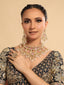 22K Gold Plated Blush Rose Glow Bridal Necklace Set