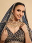 22K Gold Plated Blush Rose Glow Bridal Necklace Set