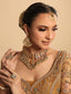 22K Gold Plated Zarvani Bridal Necklace Set