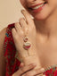 Gulabi Charm Hathphool Bracelet